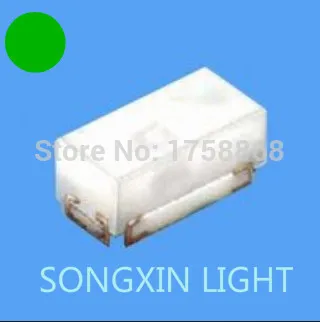 100 шт. SMD SMT 0402 зеленая ультраярсветодиодный светильник лампа нм|ultra bright led|smd smtultra |