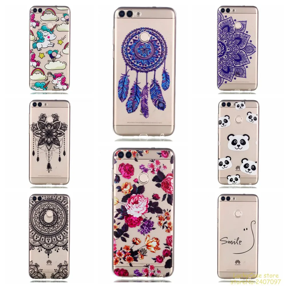 Высококачественный ТПУ чехол для телефона huawei P SMART fashion Painted силиконовый