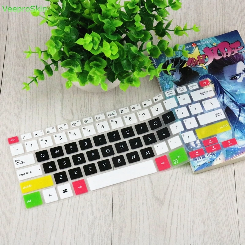 candyblack Для Asus Vivobook S406 S406U S406U-ABM UX461 14 дюймов чехол для клавиатуры ноутбука протектор - Цвет: candyblack