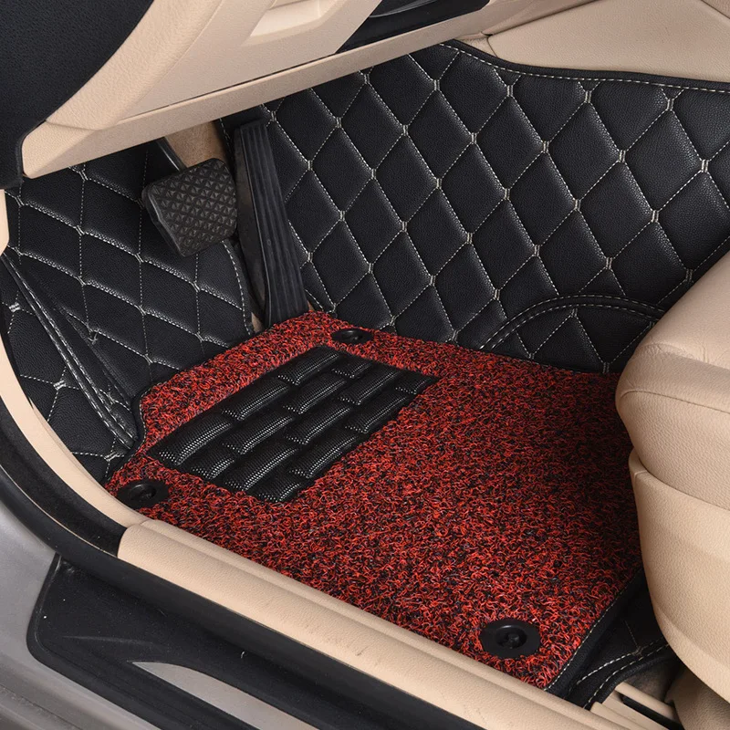 

Myfmat custom foot leather rugs mat for HONDA Jazz FIT crosstour EVERUS CRIDER VEZEL free shipping hot sale black red orange