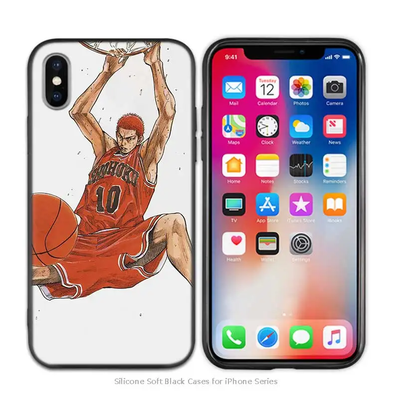 A006 Slam dank противоударный силиконовый чехол для iPhone X XS XR XS 11 11Pro Max 7 8 6S 5 5S 5C SE Plus Fundas Capa Phone Shell - Цвет: A006