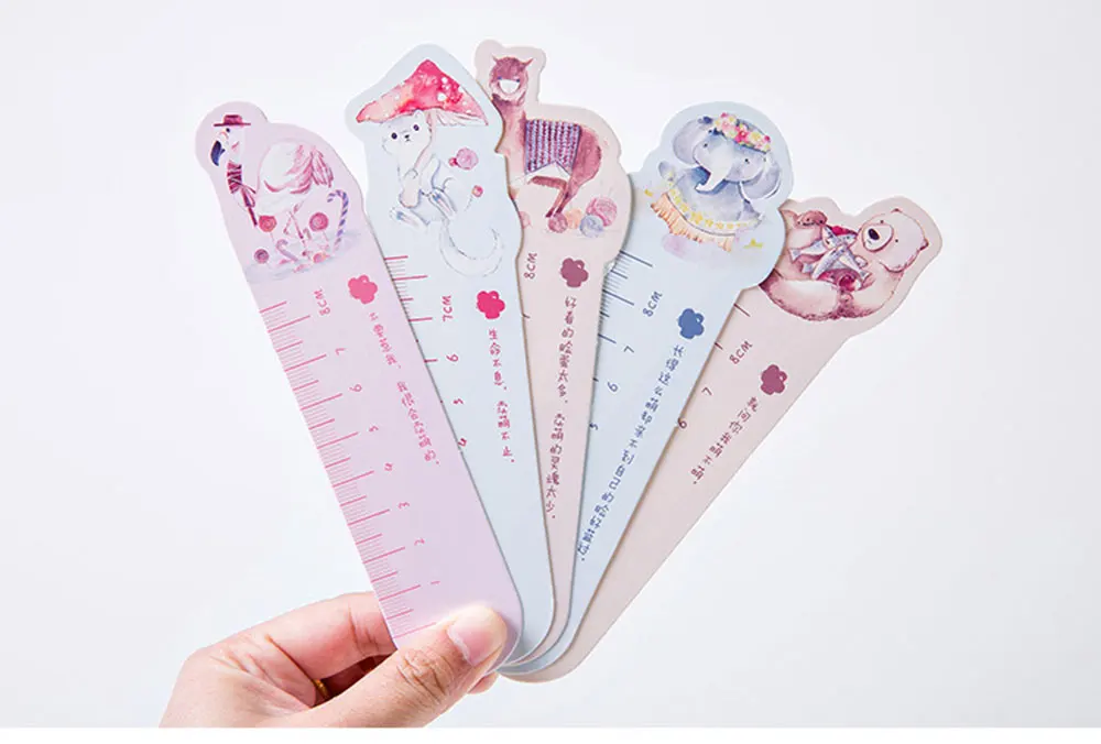 30 шт./кор. kawaii креативные милые закладки с животными канцелярские закладки книжный держатель сообщения школьные принадлежности papelaria