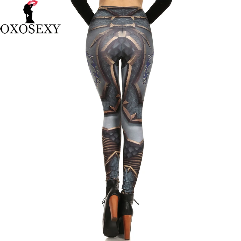 Женские осенние леггинсы с высокой талией черные брюки 3D принтом 86|women leggings|leggins