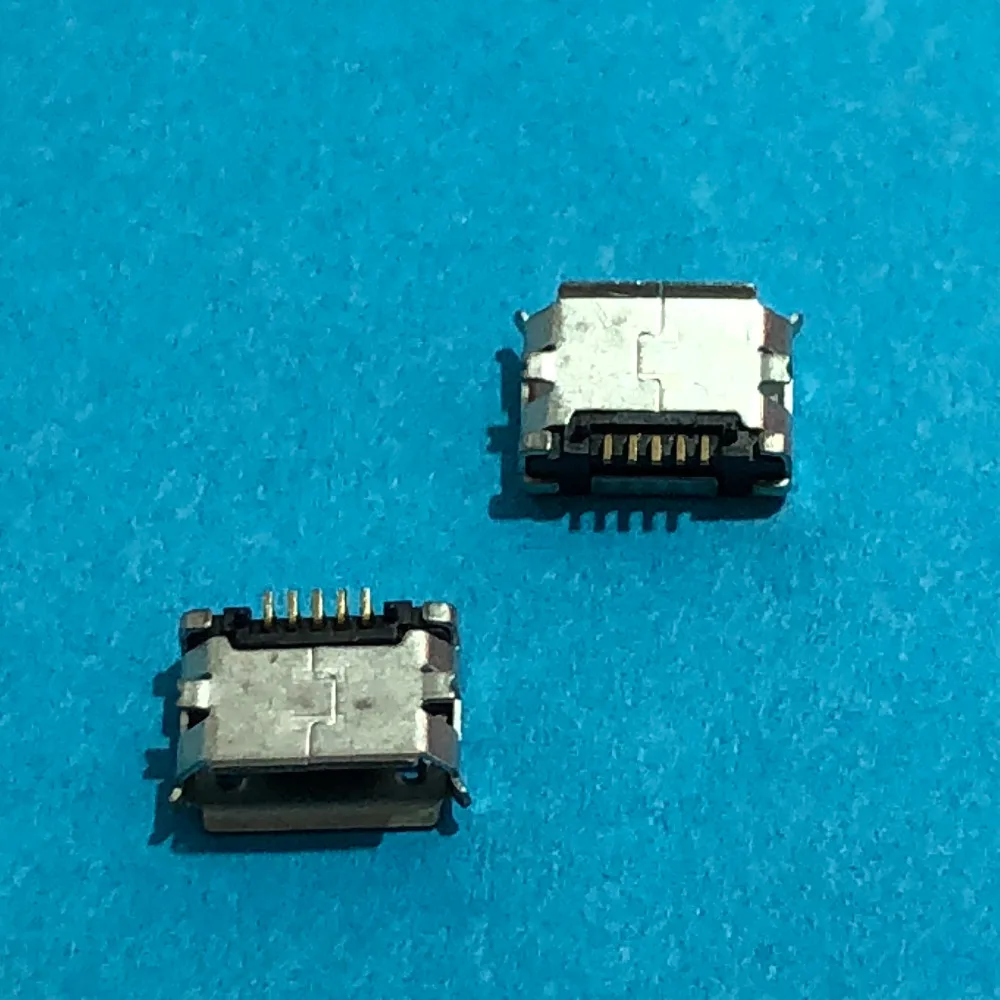 Pixiuonline 10 шт./лот G16Y Micro USB Тип B разъем 5Pin SMT гнездо Разъем Порт печатная плата