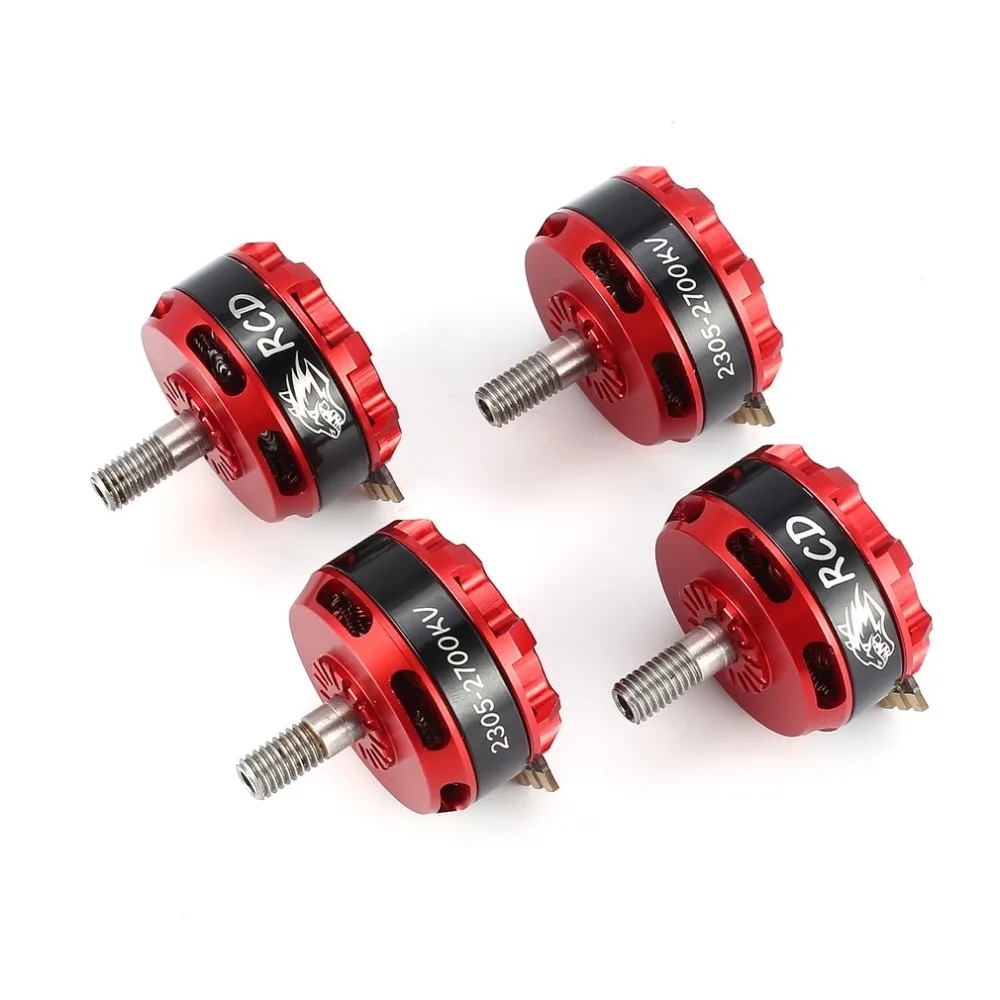 4 шт. 2305 2700KV 3-5S CW/CCW бесщеточный двигатель для RC FPV гоночный Дрон Мультикоптер