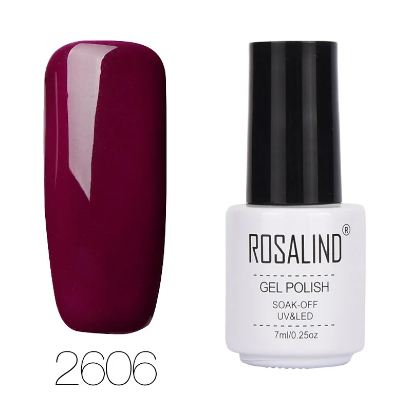 RC2606 ROSALIND гель 1S 68 чистый цвет серия Гель-лак для ногтей Гель-лак для нейл-арта набор для маникюра наращивание ногтей дизайн УФ - Цвет: RC2606