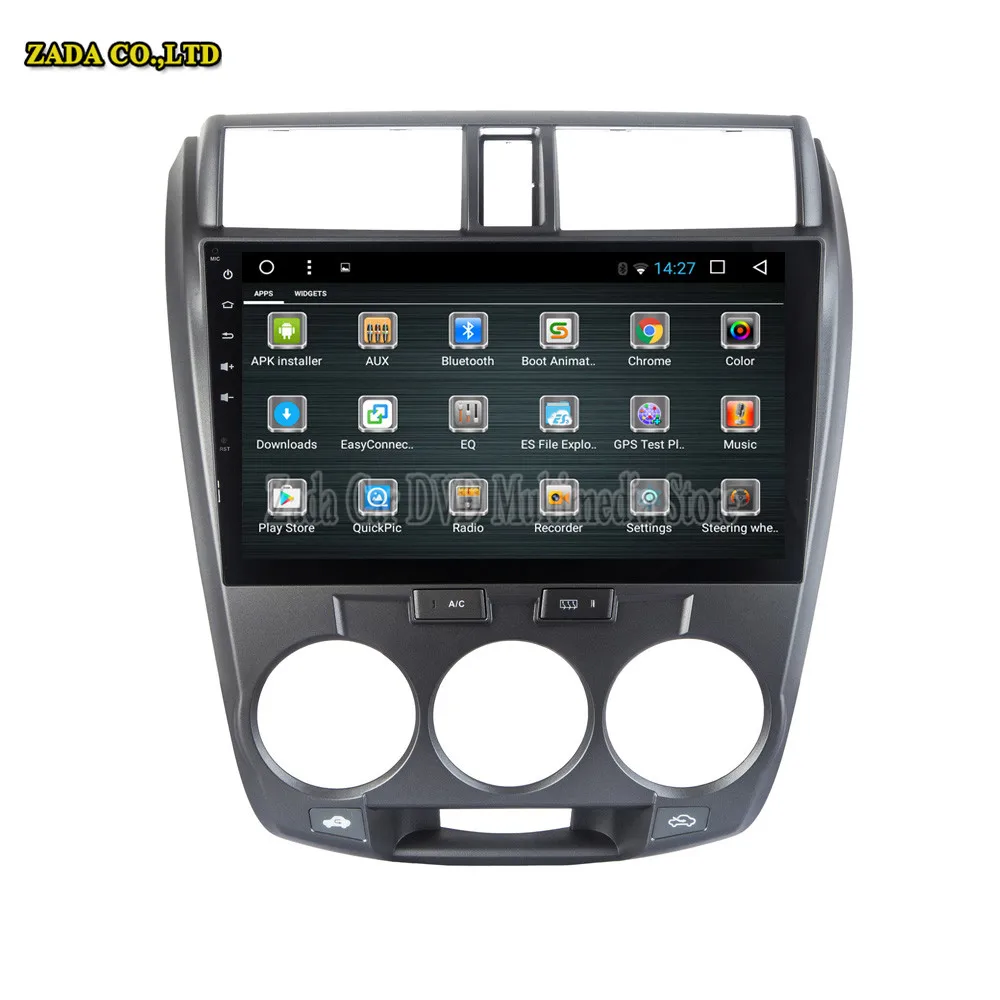 NaviTopia 10 1 дюймов ГБ/2 ГБ 4 ядра/Octa core Android 6 0 автомобиль радио плеер для Honda CITY 2008 2009 2010