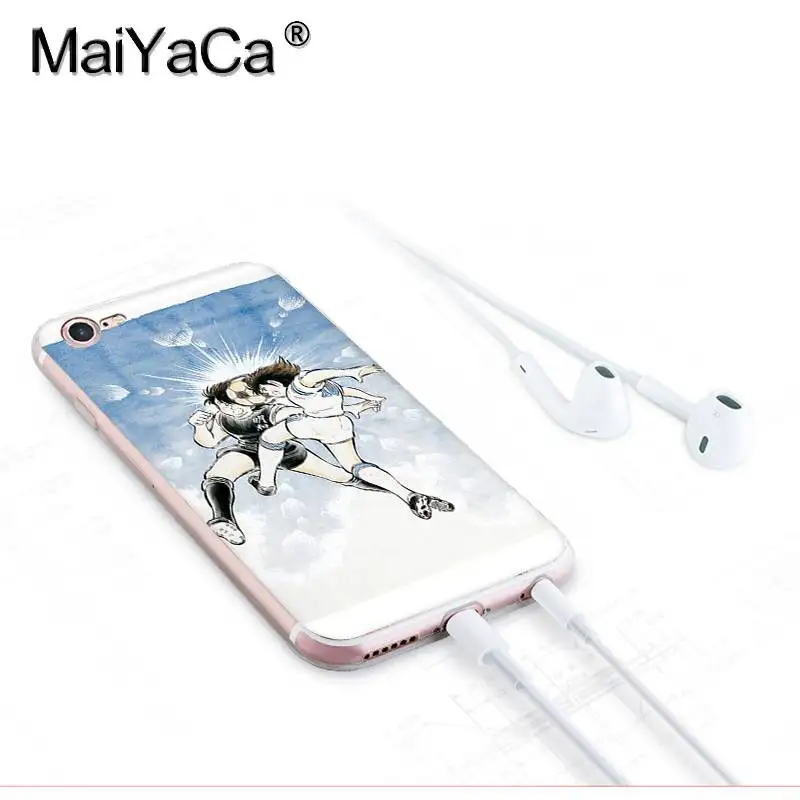 Чехол MaiYaCa для iphone 7 Captain Tsubasa Ozora Genzo Football чехол iPhone 8 6 6S Plus X XS XR XSMAX|Чехлы-накладки| |