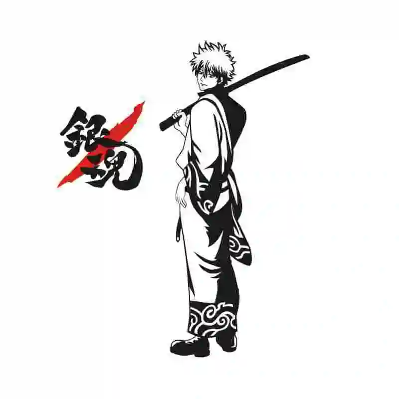 GINTAMA Настенная Наклейка виниловая настенная наклейка s Декор домашнее