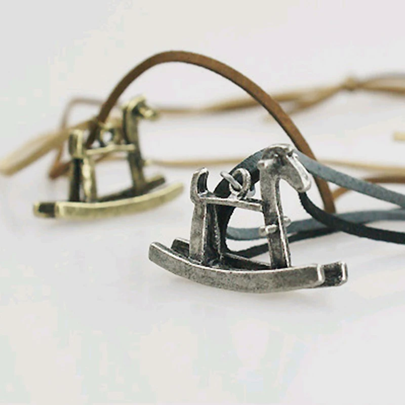 2018 Новая мода горячая распродажа ретро лошадь ювелирные изделия кулон ожерелье