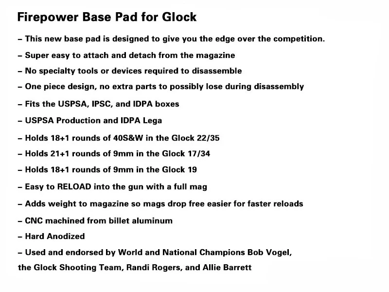 VULPO Тактический IPSC чехол для журналов подставка для GLOCK USPA IPSC IDPA CS Airsoftsports CNC обработанный