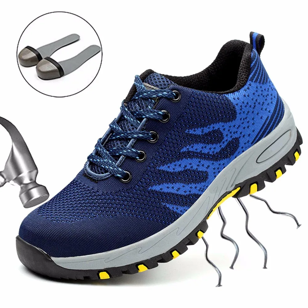 MWSC/Мужская безопасная обувь защитные ботинки со стальным чехлом для мужчин