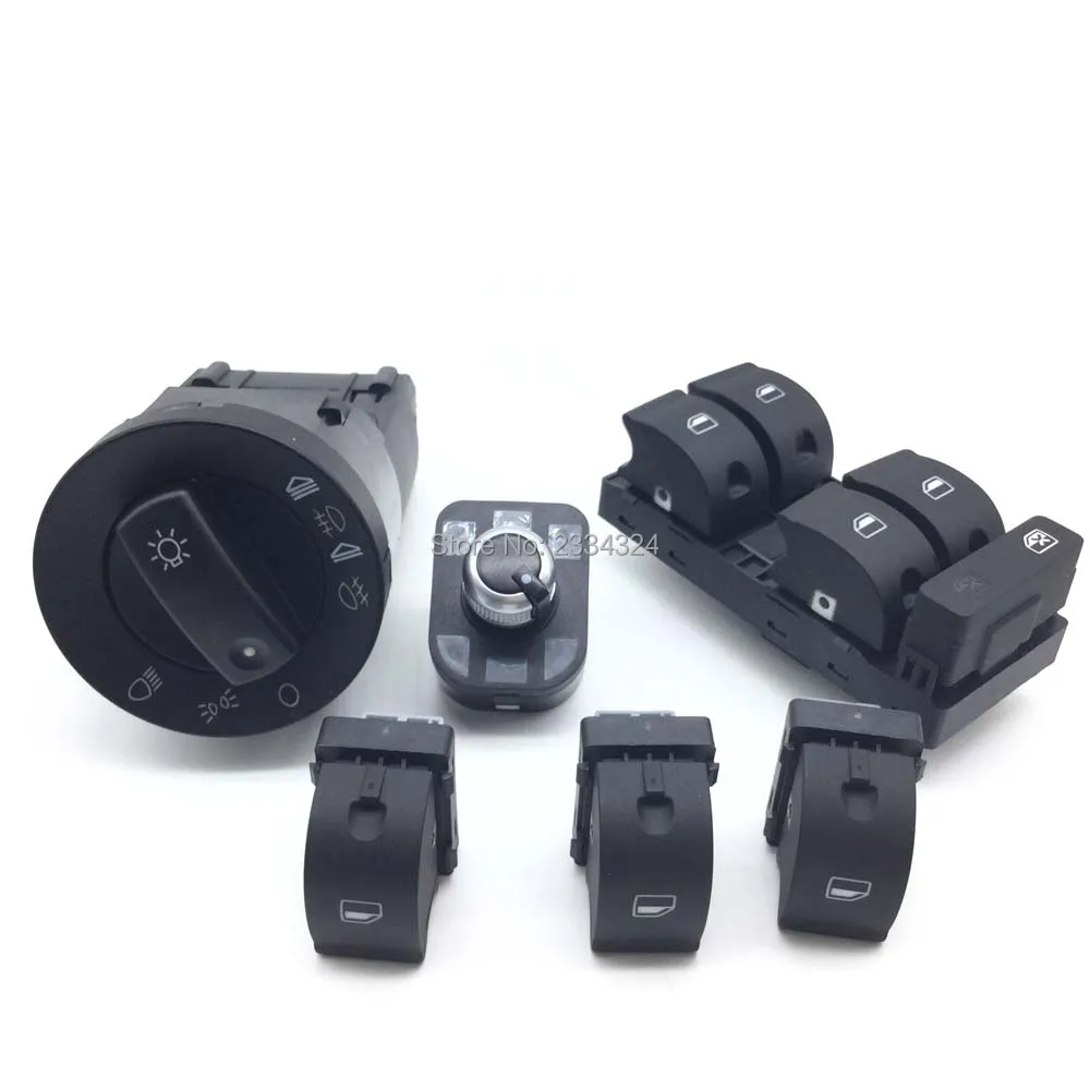 Кнопка переключения стеклоподъемника для AUDI A4 S4 B6 8E0 959 855 851 941 531A 4F0