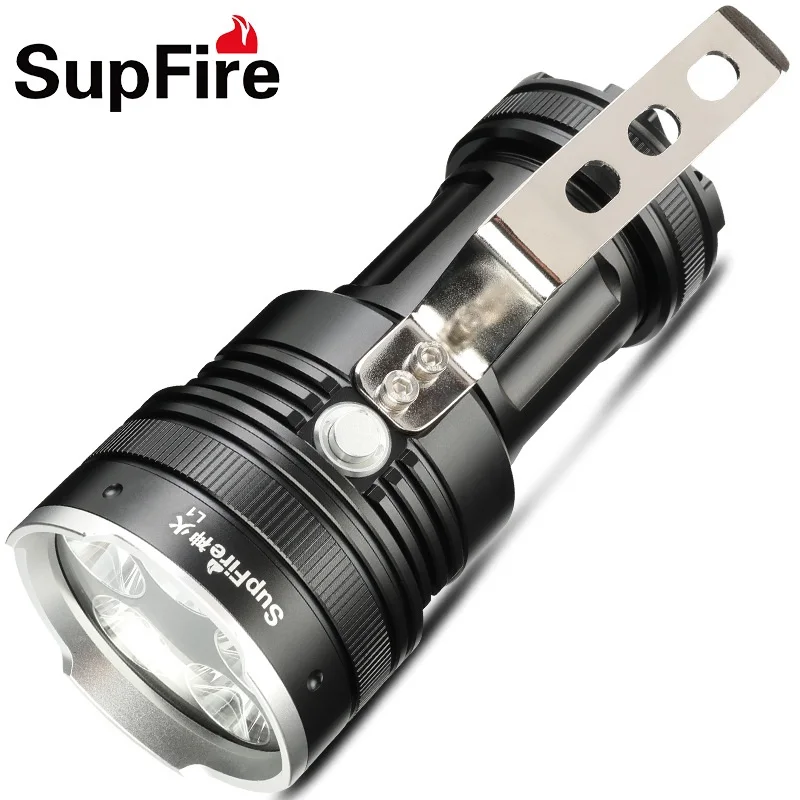 Supfire L1 3800 люменов CREE XML U2 светодиодный фонарик водонепроницаемый тактический