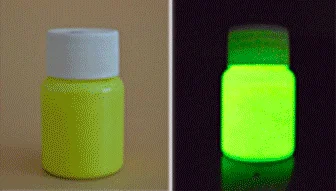 Флуоресцентная краска DIY, праздник карнавал темный пигмент свечение, ночной бег супер яркий светящийся Темный люминесцентный Пигмент - Цвет: yellow