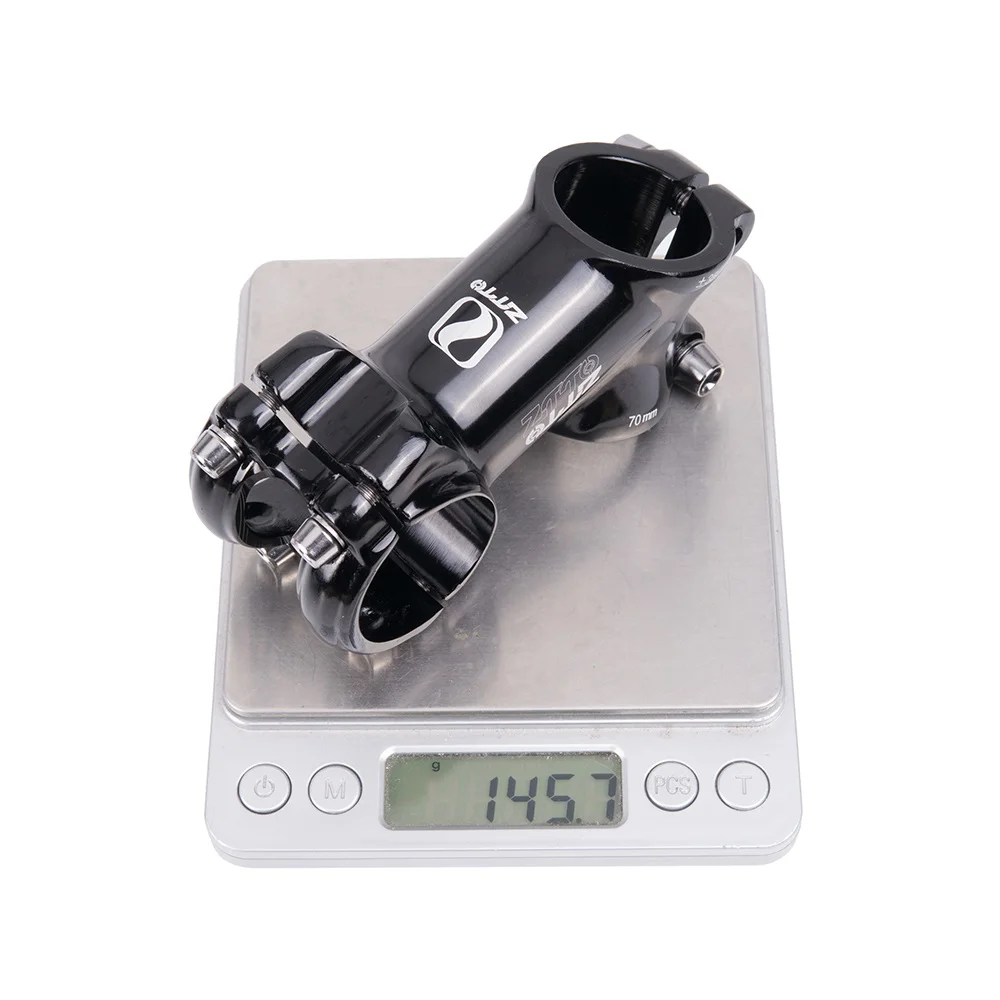 35degree 70mm BLACK ZTTO 70 90 110 мм 35 градусов Высокопрочный легкий 31,8 мм полированный стержень для XC AM MTB Горный шоссейный велосипед Глянцевая велосипедная часть - Цвет: 35degree 70mm BLACK