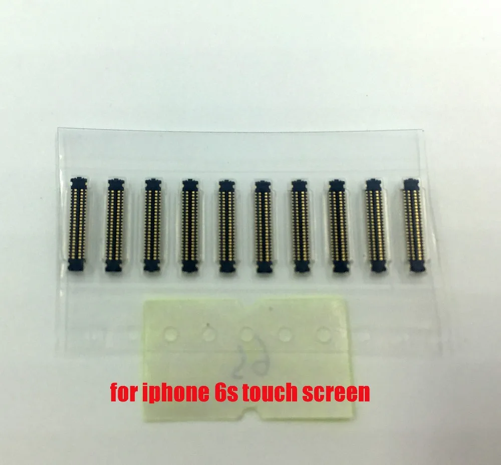 50 шт./лот Оригинальный Новый сенсорный экран FPC Разъем для iPhone 4S 5 5c 5S 6 6plus 6s на