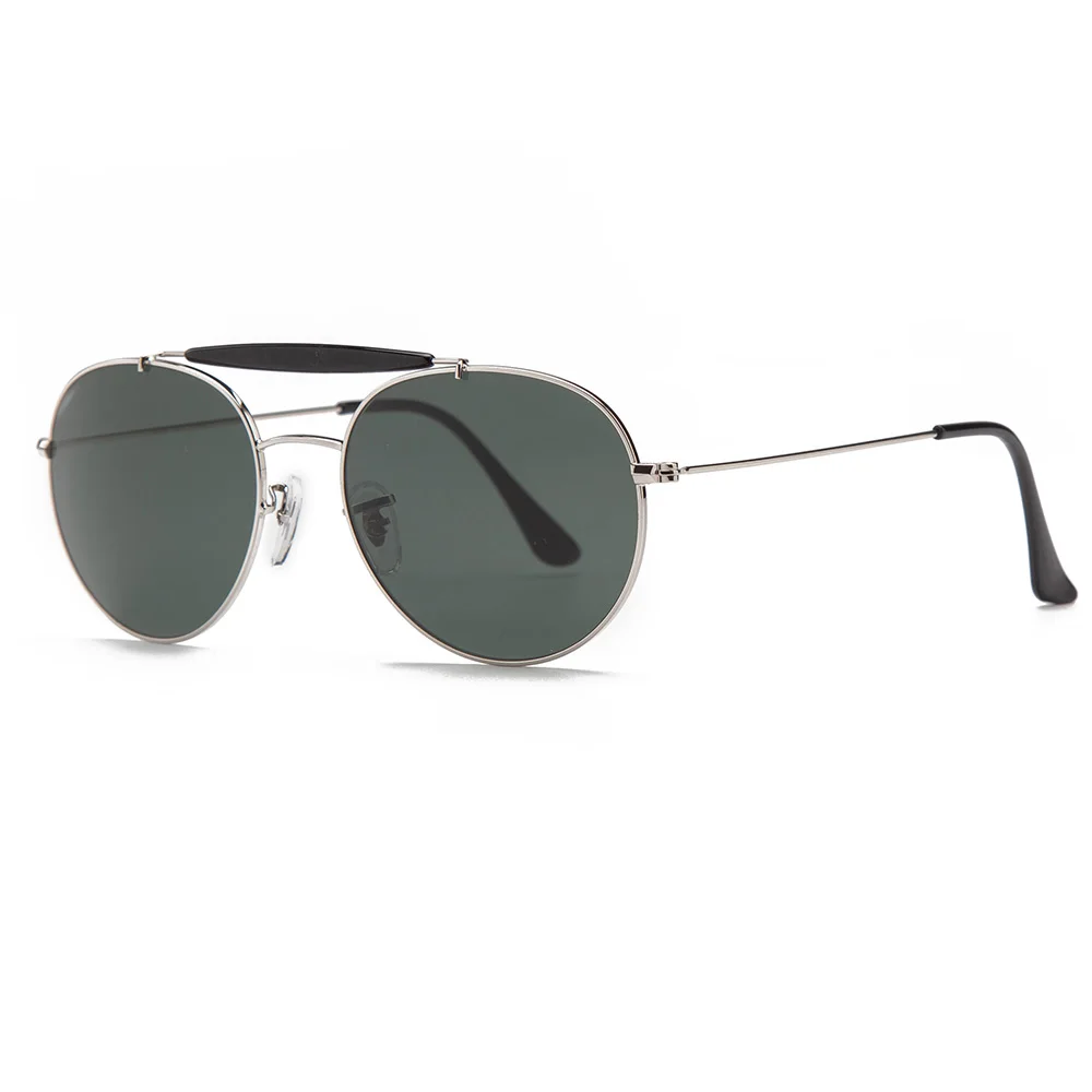 Боло. Ray ban 3540 Круглые Солнцезащитные очки для мужчин и женщин 55 мм стеклянные