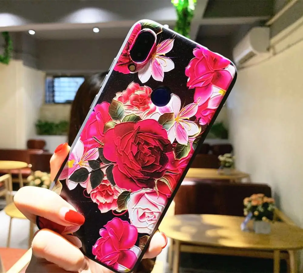 Чехол для Xiaomi redmi 7 15 цветов 3D узор новый дизайн мягкий силиконовый чехол из ТПУ