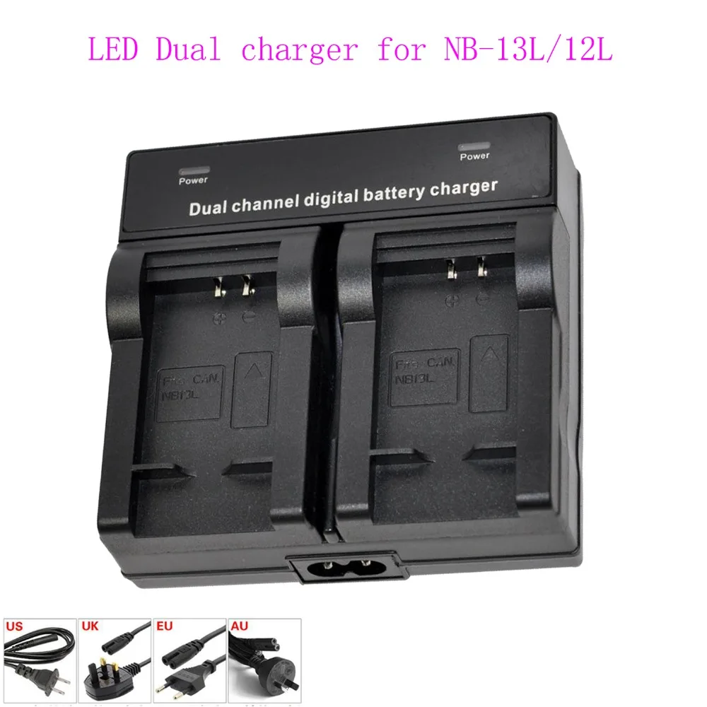 1x NB 13L NB13L LED двойное зарядное устройство для Canon PowerShot G5X G7X G9X G7 X Mark II G9 SX620 SX720 SX730