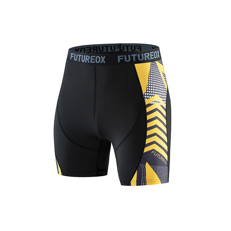 Men's Sports Fitness Set Short Sleeve + Shorts Gym Muscle Running Exercise Compression Suit Breathable Quick Dry | Мужская одежда