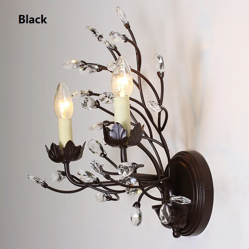 Кантри K9 с украшением в виде кристаллов настенный выключатель света лампа для