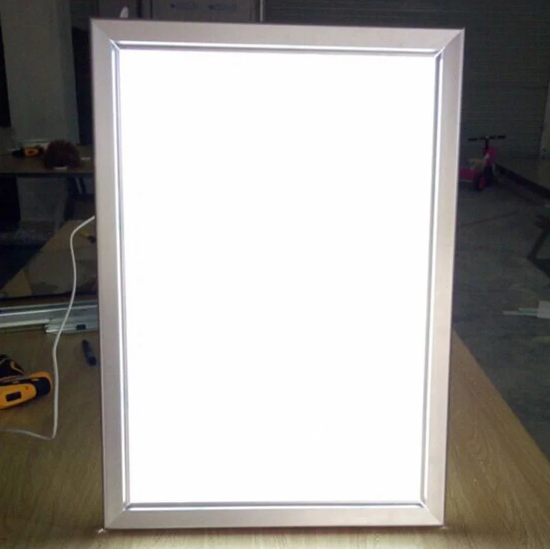 7 шт. тонкая алюминиевая светодиодная осветительная рамка для фотографий