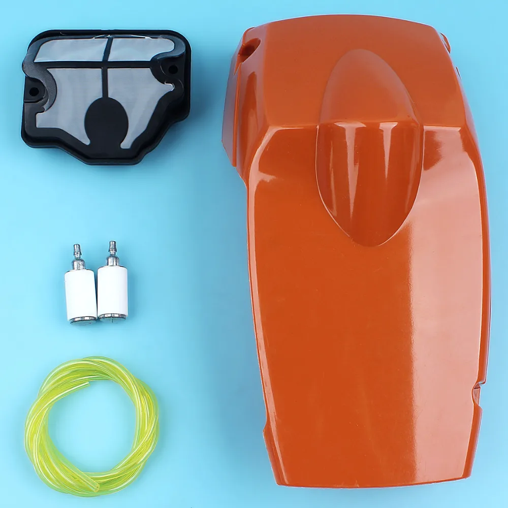

Top Engine Cover Air Fuel Filter Hose Kit For HUSQVARNA 136 137 141 142 Chainsaw Replacement Spare Parts Fuel Line