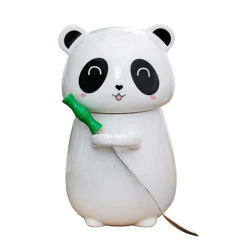 Кофейные кружки 450 мл креативные Мультяшные керамические чашки и с пандой чашка