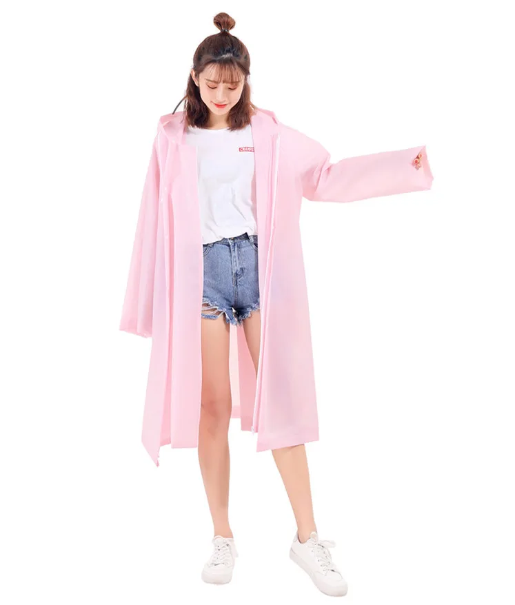 

New three-in-one EVA raincoat adult environmental protection thickening outdoor raincoat hiking bicycle electric car big hat