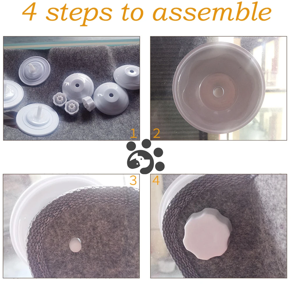 Гамак BD0150 для домашних питомцев фетровая кровать с окном отдых кошек полка дома