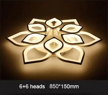 12 heads Dia850mm Lican идеально современные светодиодные Потолочные светильники для Гостиная кабинет Спальня дома декабря lamparas де TECHO современный светодиодный потолочный светильник - Цвет корпуса: 12 heads Dia850mm