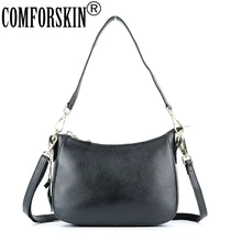COMFORSKIN Brand Premium Womens Leather Messenger Bag Hot Brand  Genuine Leather Ladies Cross-body Bags New Arrivals Handbags