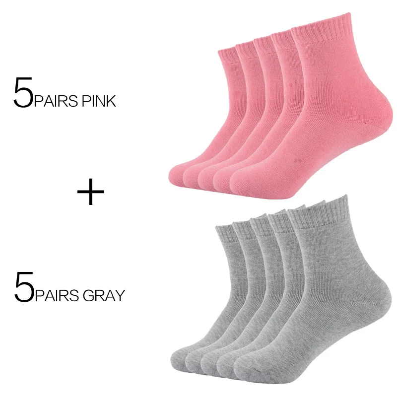 10PAIRS GROUP I 10 пар/лот Eur36-42 женские зимние утепленные махровые носки женские теплые хлопковые носки - Цвет: 10PAIRS GROUP I