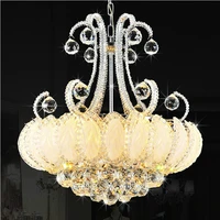 modern crystal chandelier lighting silver gold chandeliers lights fixture lustres lamps european home indoor lighting ac90v 260v
