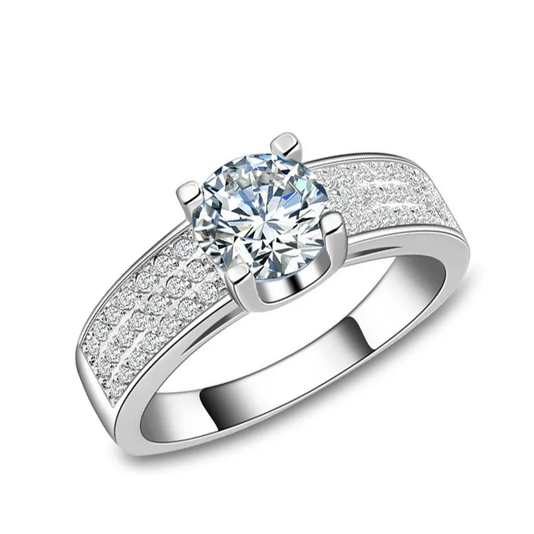 Женское кольцо из циркония AAA два цвета|Обручальные кольца| |