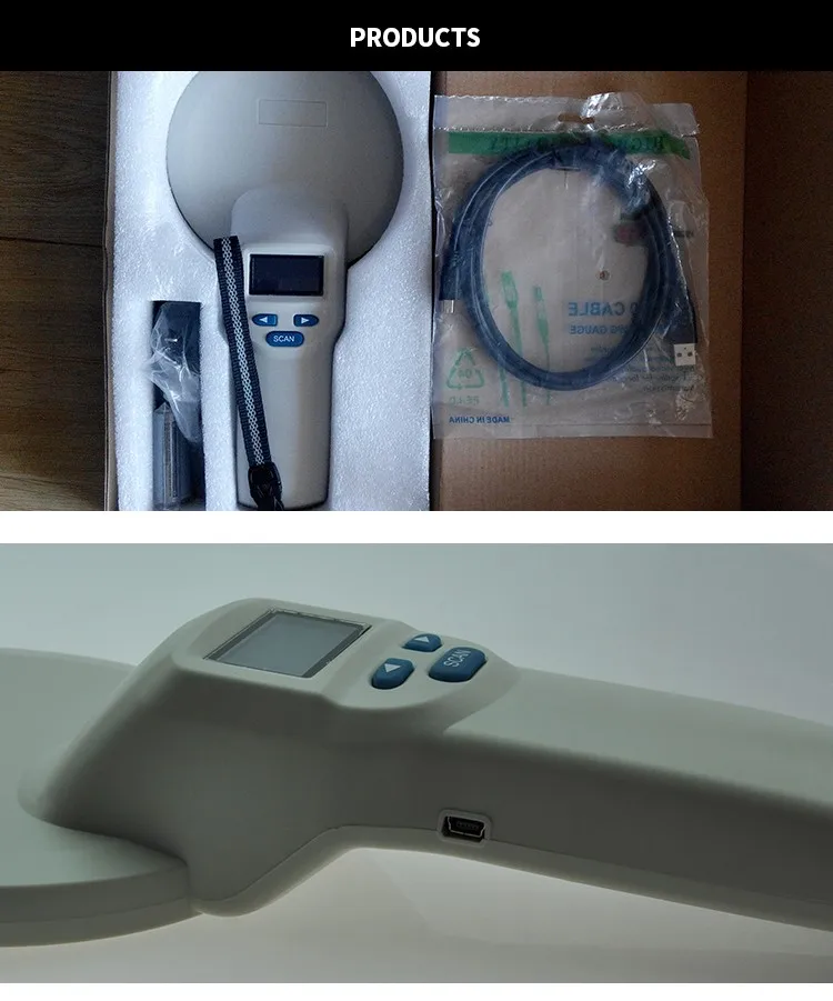 Портативный 134 2 кГц RFID животное микрочип тег reader | Безопасность и защита