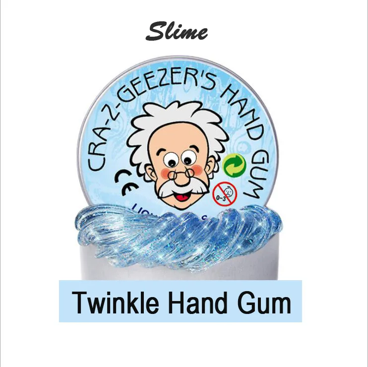 Yant Jouet Twinkle Hand Gum Slime Toys 5 colour Clay Air Dry Plasticine Light Soft Polymer putty Jumping DIY Playdough for Kids