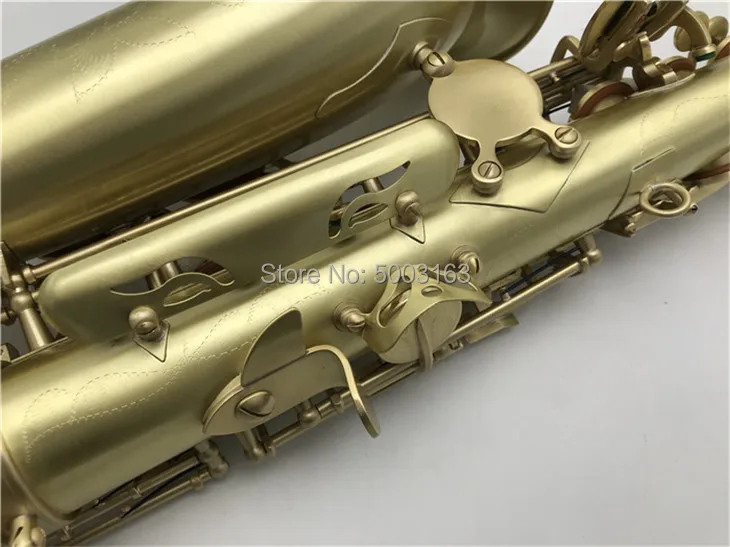 BULUKE плоский альт саксофон Eb Топ музыкальный инструмент Saxe Рисование процесс Sax