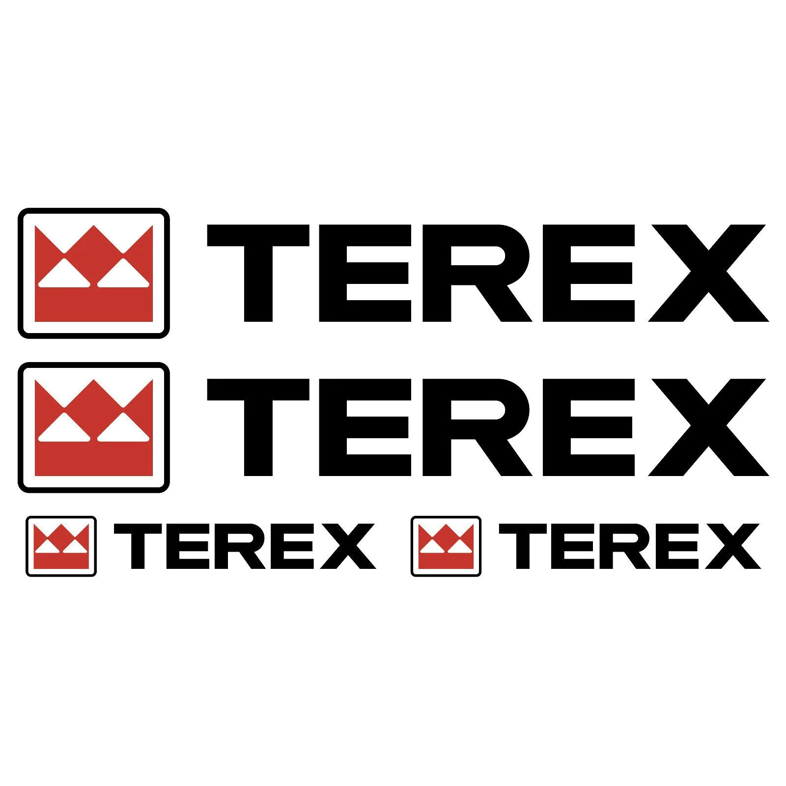 Наклейка для TEREX XL aufkleber bagger экскаватор 4 стикера Стайлинг автомобиля | Автомобили