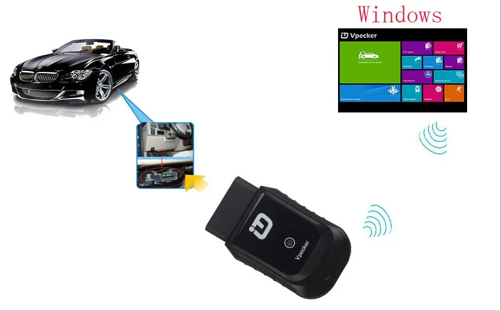 VPECKER Easydiag полный диагностический Wifi и версия bluetooth лучше, чем launch X431 IDIAG диагностический инструмент