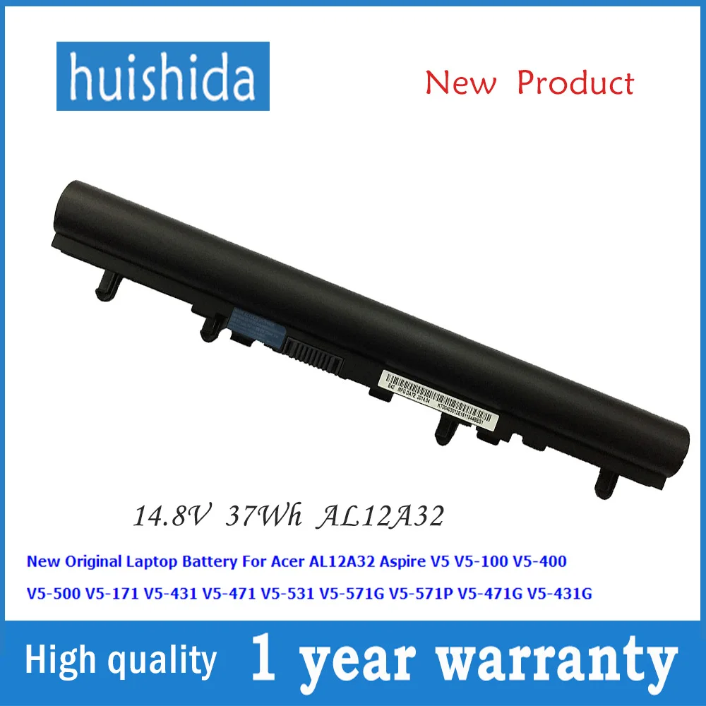 14 8 V 37wh AL12A32 новый оригинальный аккумулятор для ноутбука Acer V5 431 471 100 400 500