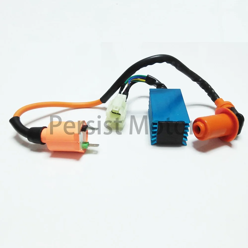 Производительность гонки CDI 6 pin + катушка зажигания 50cc 70cc 90cc 110cc 125cc 140cc ATV Dirt Pit Bike |