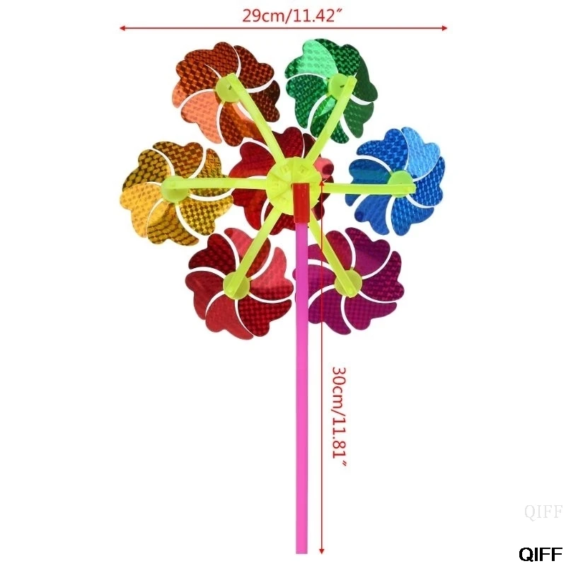 Ветряная мельница ветер Спиннер детские игрушки Pinwheel Блестящий привлекательный