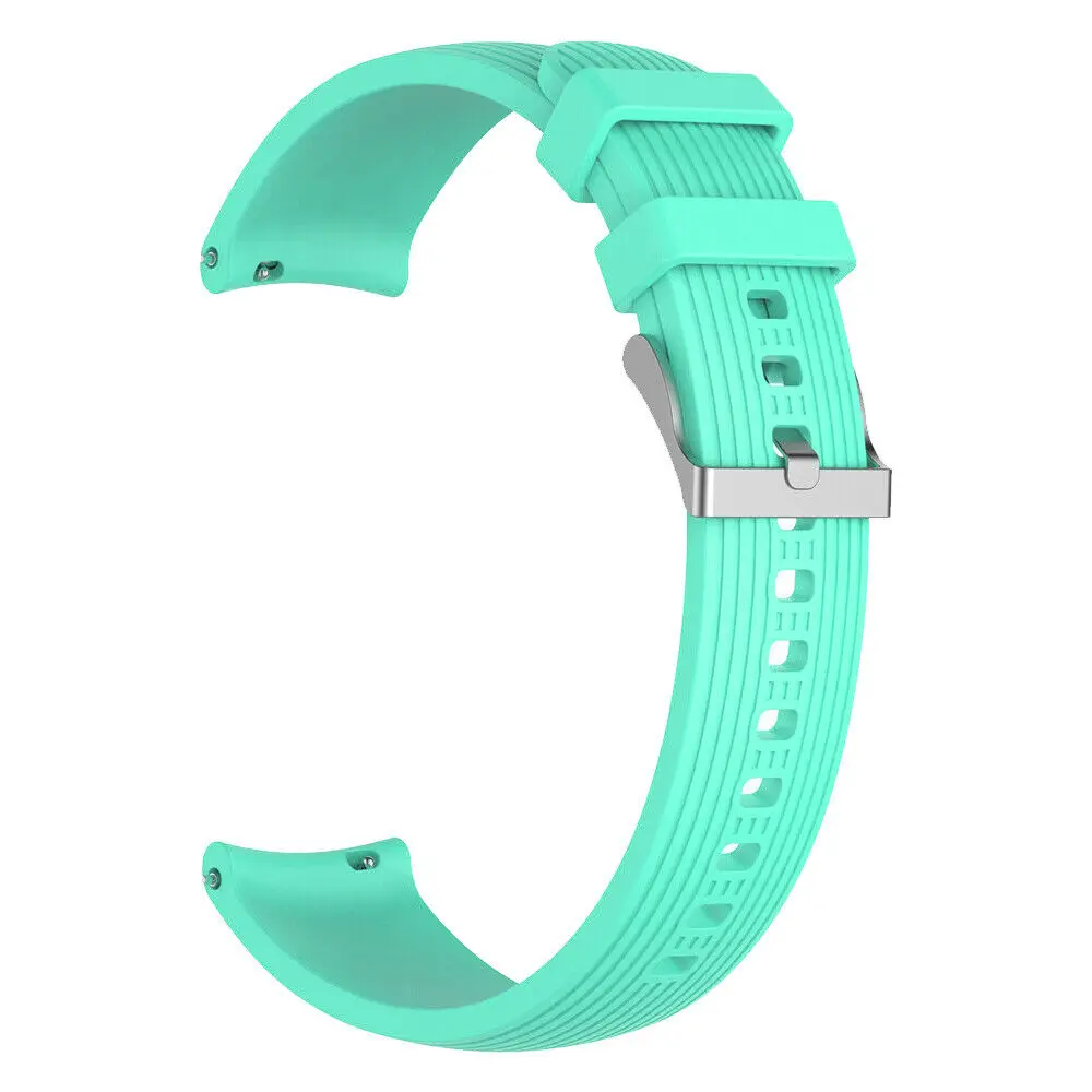 Зеленый 20 ММ сменная Мягкая силиконовая лента ремешок браслет для samsung Galaxy Watch SM-R810 42 мм& gear 2 Активный ремешок для наручных часов - Цвет: Зеленый