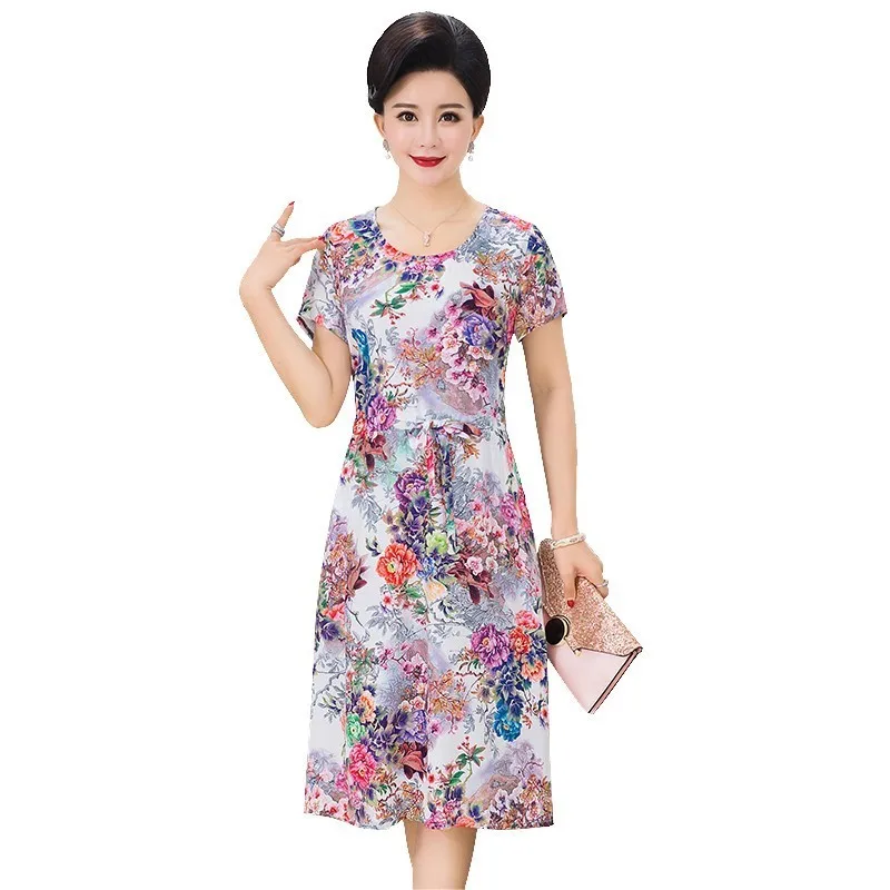 2019 женское винтажное платье с цветочным принтом большие размеры милые женские