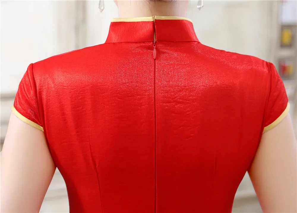 Шанхай история китайское традиционное длинное платье вечернее Ципао S 2XL