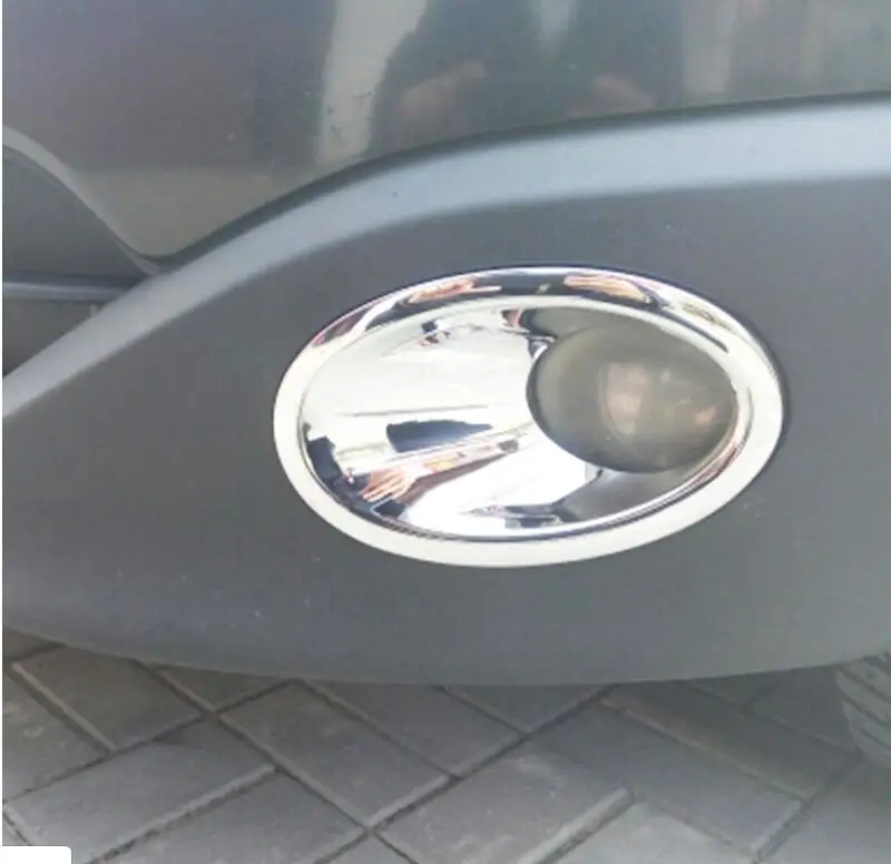 

Ar Стайлинг для Nissan Qashqai и + 2 2010 2011 2012 2013 ABS хромированный передние противотуманные фары светильник крышка головки противотуманных фар планки