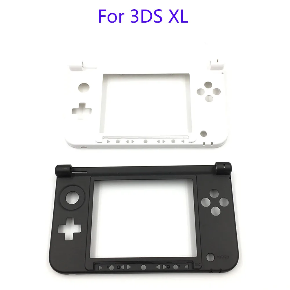 Запасные петли для Nintendo 3DS XL LL черная матовая Нижняя средняя оболочка корпуса|shell