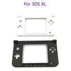 Запасная часть шарнира для Nintendo 3DS XL LL черная матовая Нижняя средняя оболочка корпуса